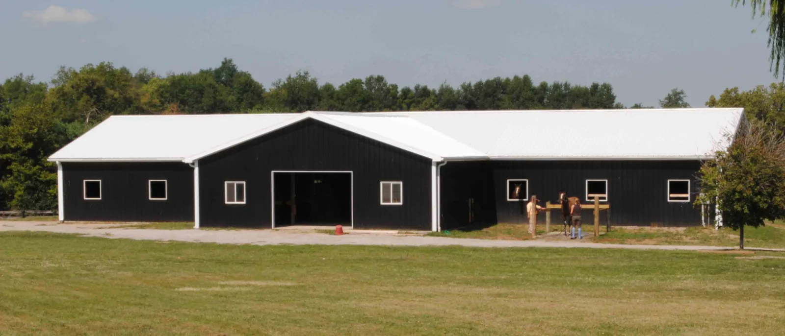 One of the two barns at Bittersweet Acres