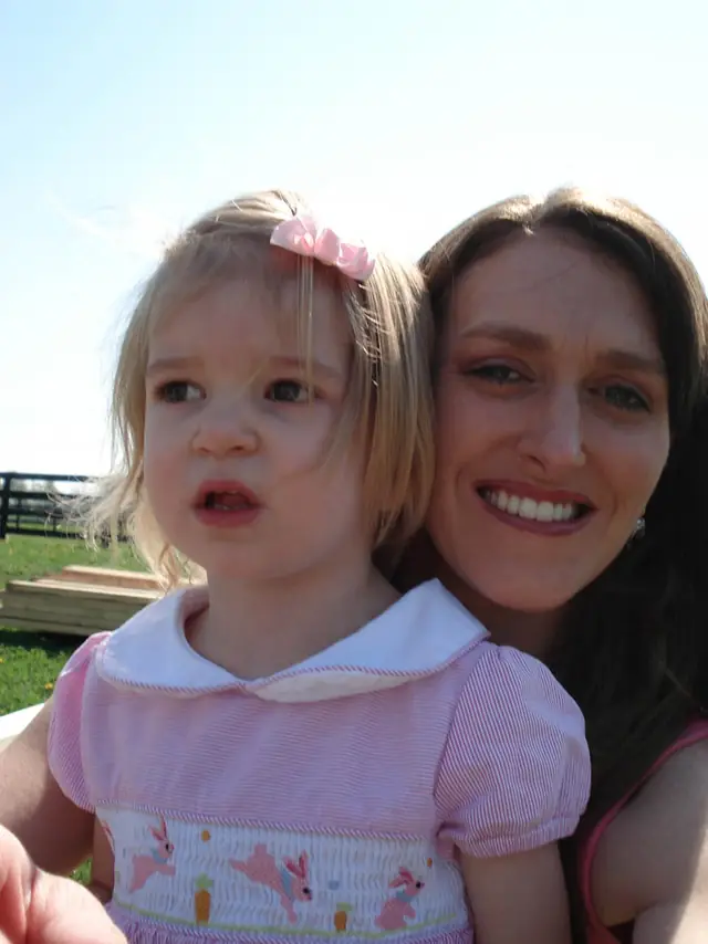 Bittersweet Acres Farm — aubrey scared of the concrete truck