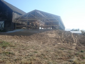 Front of the New Barn